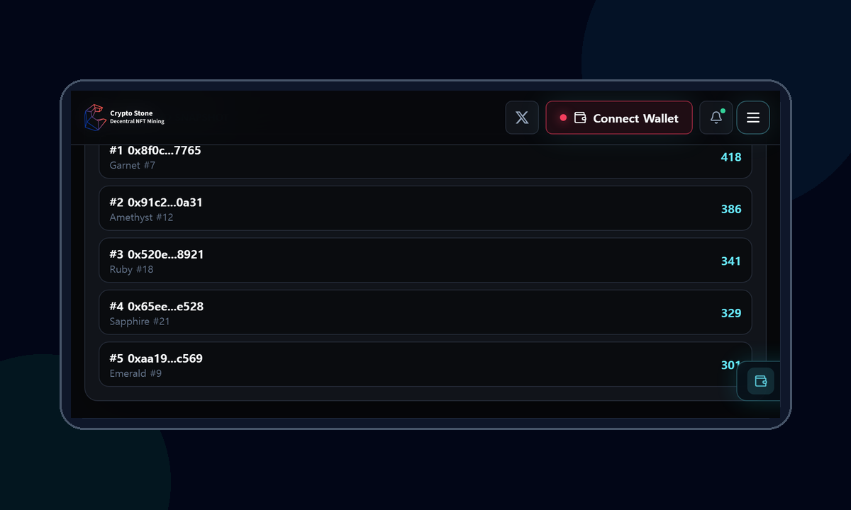 Confirm Entry mobile example screen